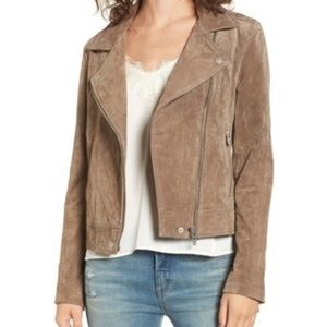 Suede Moto Jacket